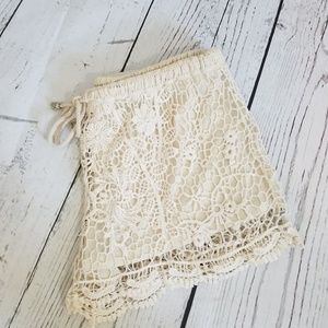 Body Central Crochet Shorts